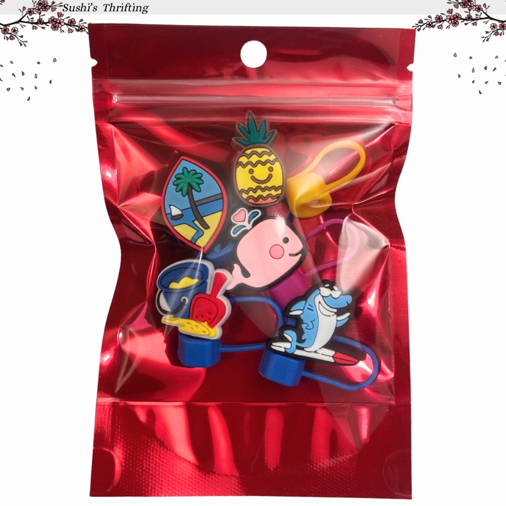 Beach Straw Topper 5 Pack - Picture 2 of 2